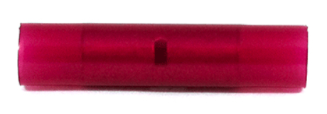 8 Gauge Butt Connector Insulated Nylon Red Bag of 25 - Click Image to Close